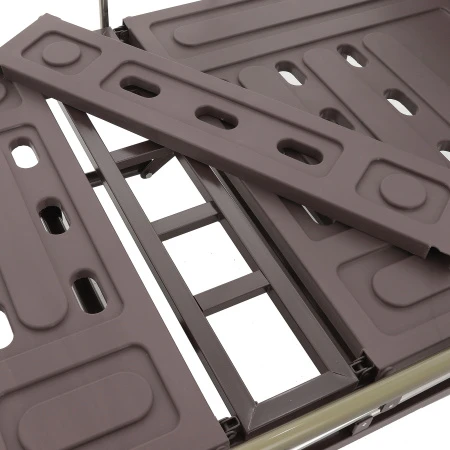 Кровать механическая Мед-Мос Е-8 (MM-2024Н-02) (2 функции) ЛДСП с полкой и обеденным столиком