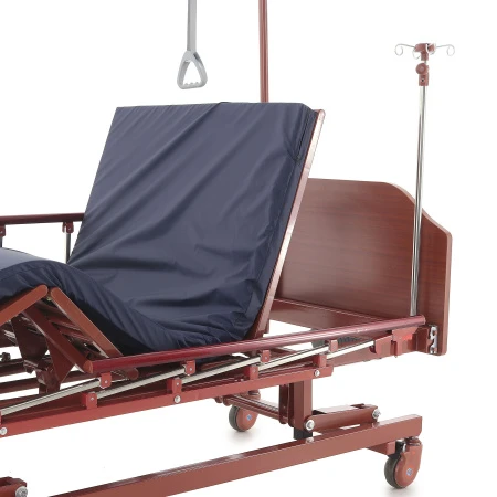 Кровать механическая Med-Mos E-31 (ММ-3024Н-00) (3 функции) с растоматом и полкой