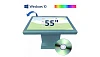 Интерактивный стол 55" (трансформер 90°) Интерпарта