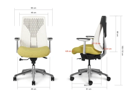 Кресло эргономичное TRULY CHAIR (база черная)