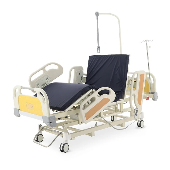 Кровать реанимационная электрическая Med-Mos DB-3 (5 функций) (МЕ-4019Н-00) с выдвижным ложементом и ростоматом