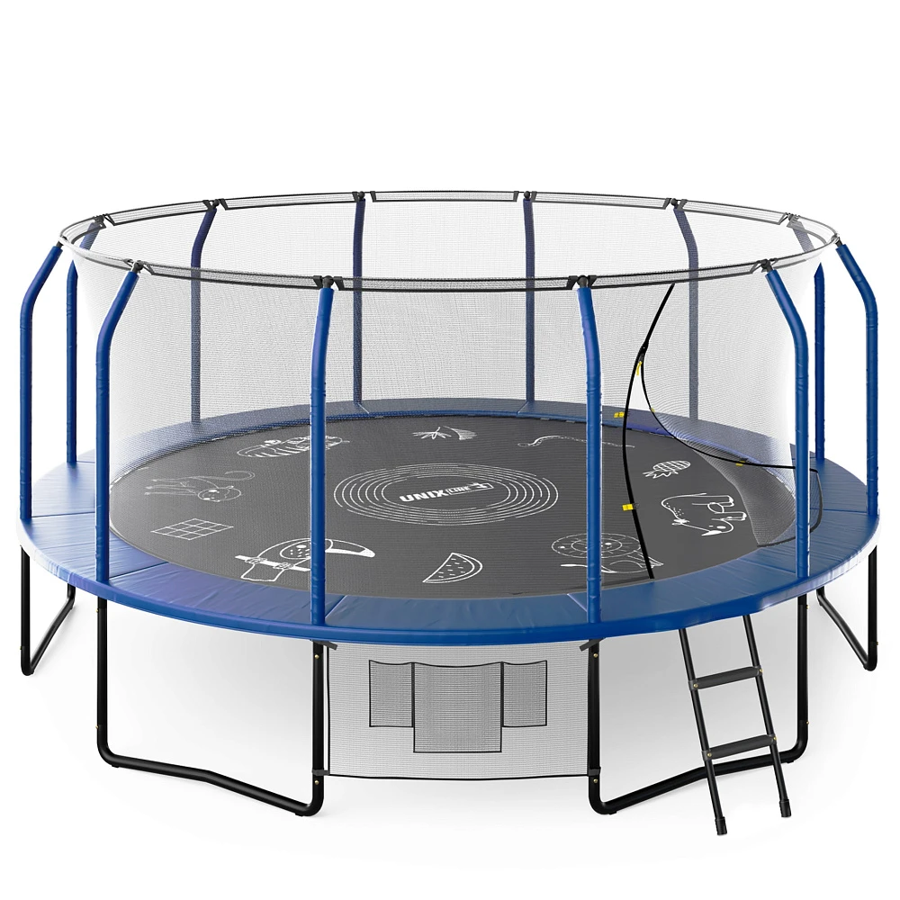 Батут UNIX Line SUPREME GAME 16 ft (Blue)