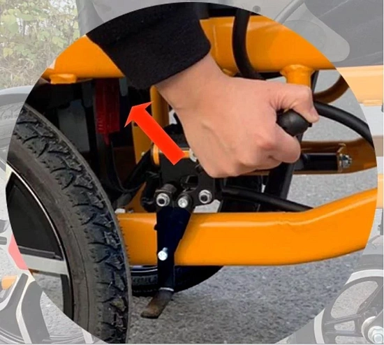 Электрическая инвалидная коляска с передним приводом GFD103