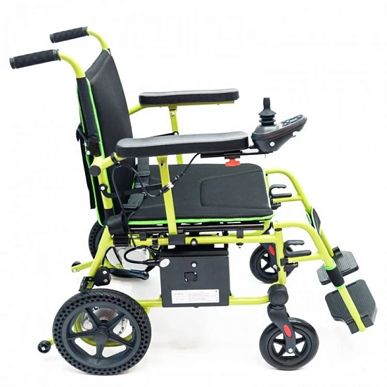 Суперлегкая электроколяска MET Compact 15 с пультом ДУ для сопровождающих лиц