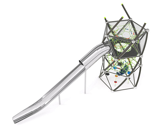 Игровая канатная башня с горкой Шелби арт. SHLP-01.11