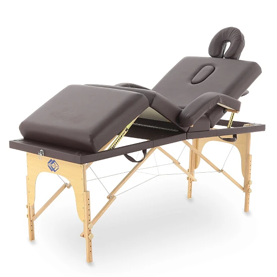 Массажный стол складной деревянный Med-Mos JF-Tapered 4-х секционный