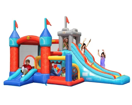 Большой надувной батут "Цитадель 13 в 1"