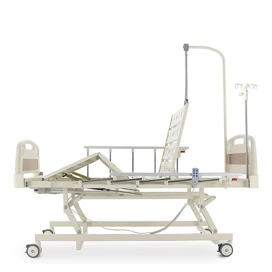 Кровать электрическая Med-Mos DB-6 MЕ-3018Н-05/МЕ-3018Д-04/МЕ-3018Д-11 (3 функции) с удлинением ложа, с аккумулятором