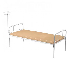 Кровать медицинская функциональная с принадлежностями (мод.1) вариант поставки 1 с матрасом + штатив для вливаний