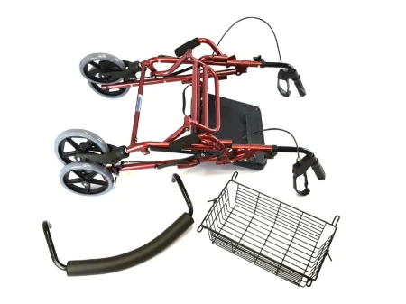 Ходунки-каталка на четырех колесах с подножкой LY-582, серия Optimal-Kappa