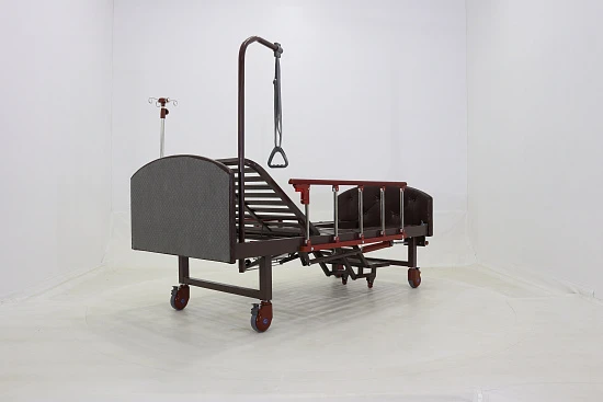 Кровать механическая с туалетным устройством и функцией «кардиокресло» Med-Mos YG-6 (MM-2124Н-11)