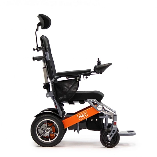 Кресло-коляска складная с электроприводом MET COMPACT PLUS