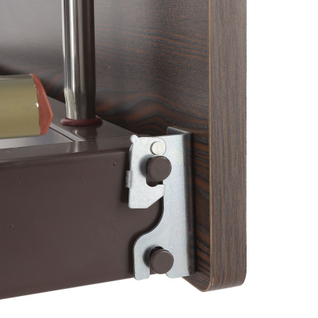 Кровать механическая Мед-Мос Е-8 (MM-2024Н-02) (2 функции) ЛДСП с полкой и обеденным столиком