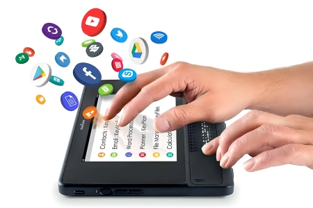 Тифлоорганайзер BrailleNote Touch-18