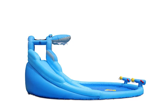 Надувная водная горка «Бассейн с Акулой» HAPPY HOP 9421