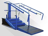 Лестница-брусья Alter Step с 1 пандусом длинным 900 мм