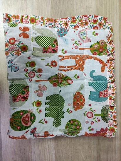 Утяжеленный плед с рюшами "Зоосад/Лютики" 120*150 ОМТ-17.З