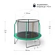 Батут UNIX Line SUPREME BASIC 8 ft (Green)