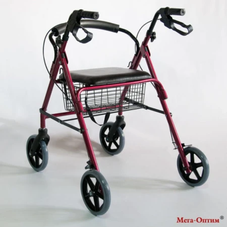 Ходунки (Ролятор) регулируемые по высоте Мега-Оптим FS 965LH