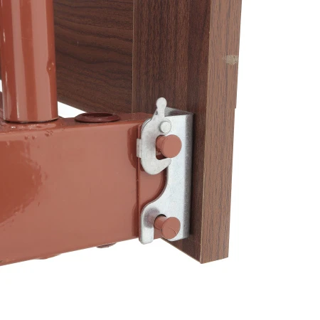 Кровать механическая Мед-Мос Е-8 (MM-2024Н-00) (2 функции) ЛДСП с полкой и обеденным столиком