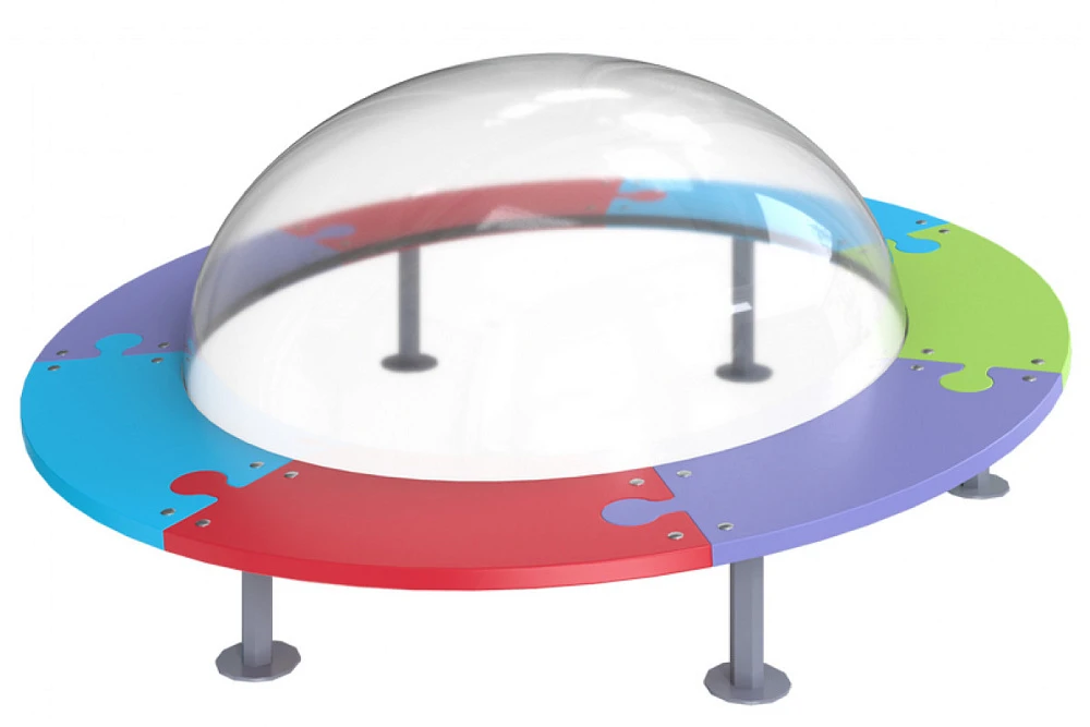 Уличная детская карусель «Колесо HDPE» Rcreation