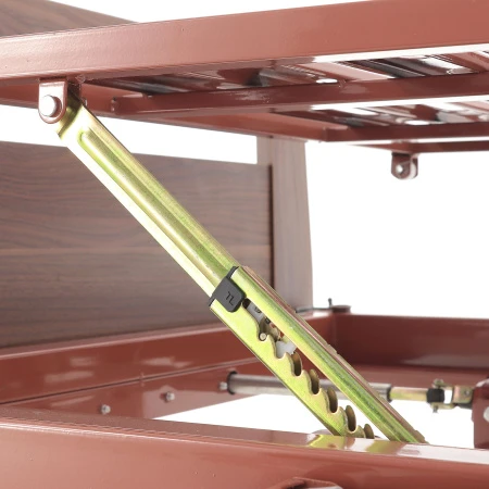 Кровать механическая Мед-Мос Е-8 (MM-2024Н-00) (2 функции) ЛДСП с полкой и обеденным столиком