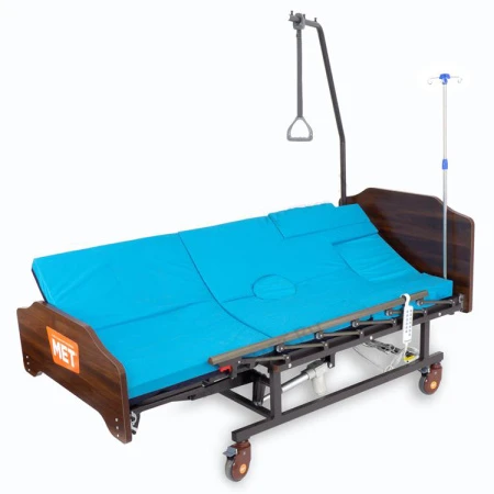 Кровать электричическая с электро-туал (правый) и элек-переворотом, с матрасом BLY-1 (REVEL)