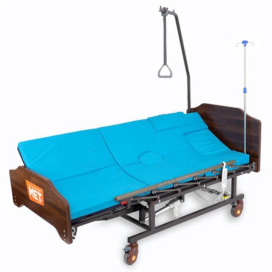 Кровать электричическая с электро-туал (правый) и элек-переворотом, с матрасом BLY-1 (REVEL)