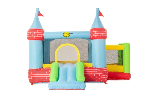 Средний надувной батут с горкой "Цитадель"