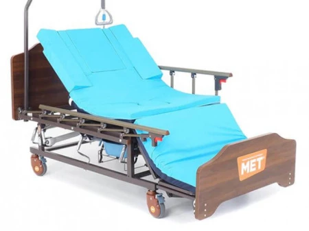 Кровать механическая с переворотом, с левым туал/уст (ложе 195*90) (с матрасом) REMEKS