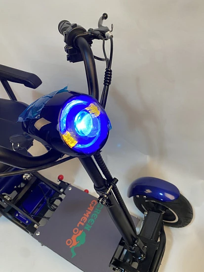 Трицикл GreenCamel Кольт 801 FAT (36V 15,6Ah 2x400W) кресло