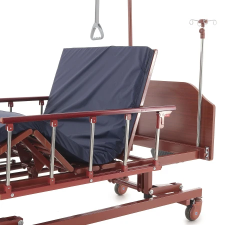 Кровать механическая Med-Mos E-31 (ММ-3024Н-00) (3 функции) с растоматом и полкой