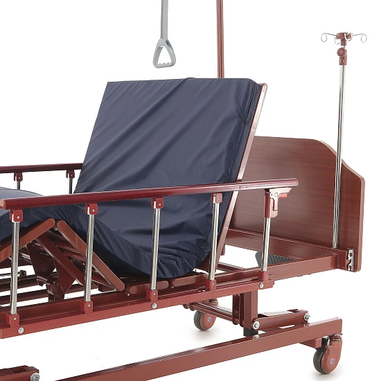 Кровать механическая Med-Mos E-31 (ММ-3024Н-00) (3 функции) с растоматом и полкой