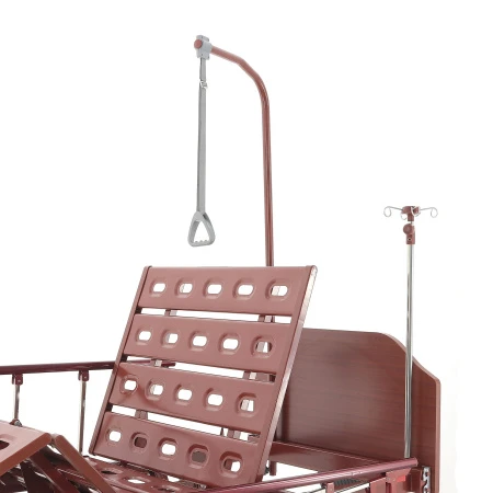 Кровать механическая Med-Mos E-31 (ММ-3024Н-00) (3 функции) с растоматом и полкой