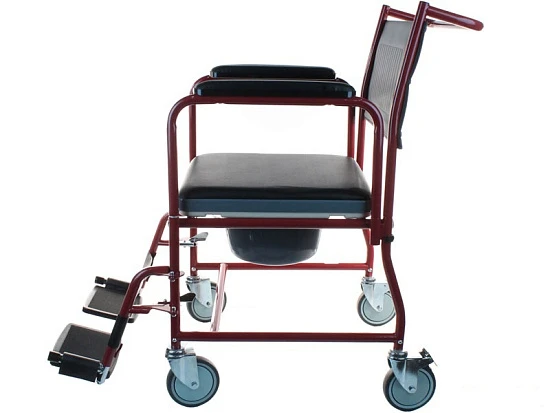 Кресло-каталка с туалетным устройством LY-800-154