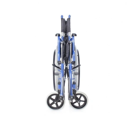 Кресло-коляска инвалидная стандартная комнатная/прогулочная складная LY-250 BL
