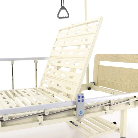 Кровать электрическая Мед-Мос DB-7 (МЕ-2028Д-00) (2 функции) светлое дерево