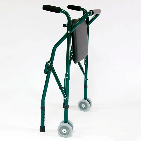 Ходунки-опоры на 2-х колесах с сидением Мега-Оптим Fs 914 L