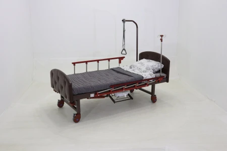 Кровать механическая с туалетным устройством и функцией «кардиокресло» Med-Mos YG-6 (MM-2124Н-11)