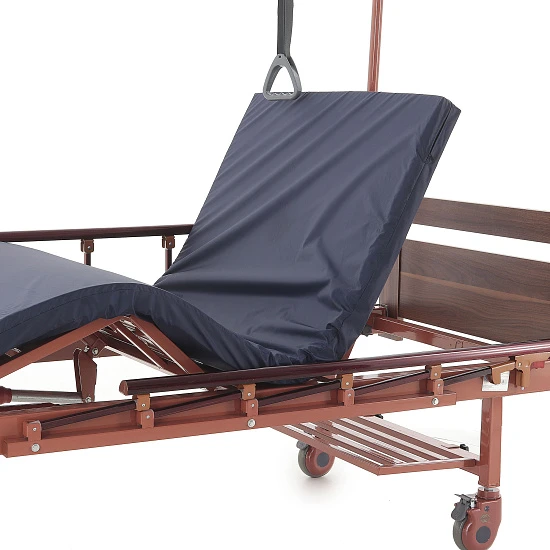 Кровать механическая Мед-Мос Е-8 (MM-2024Н-00) (2 функции) ЛДСП с полкой и обеденным столиком