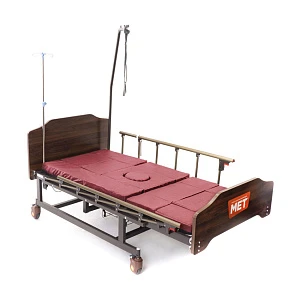 Кровать электрическая с полным переворотом, туал. устройством и матрасом BLY-1 (EVA lite)