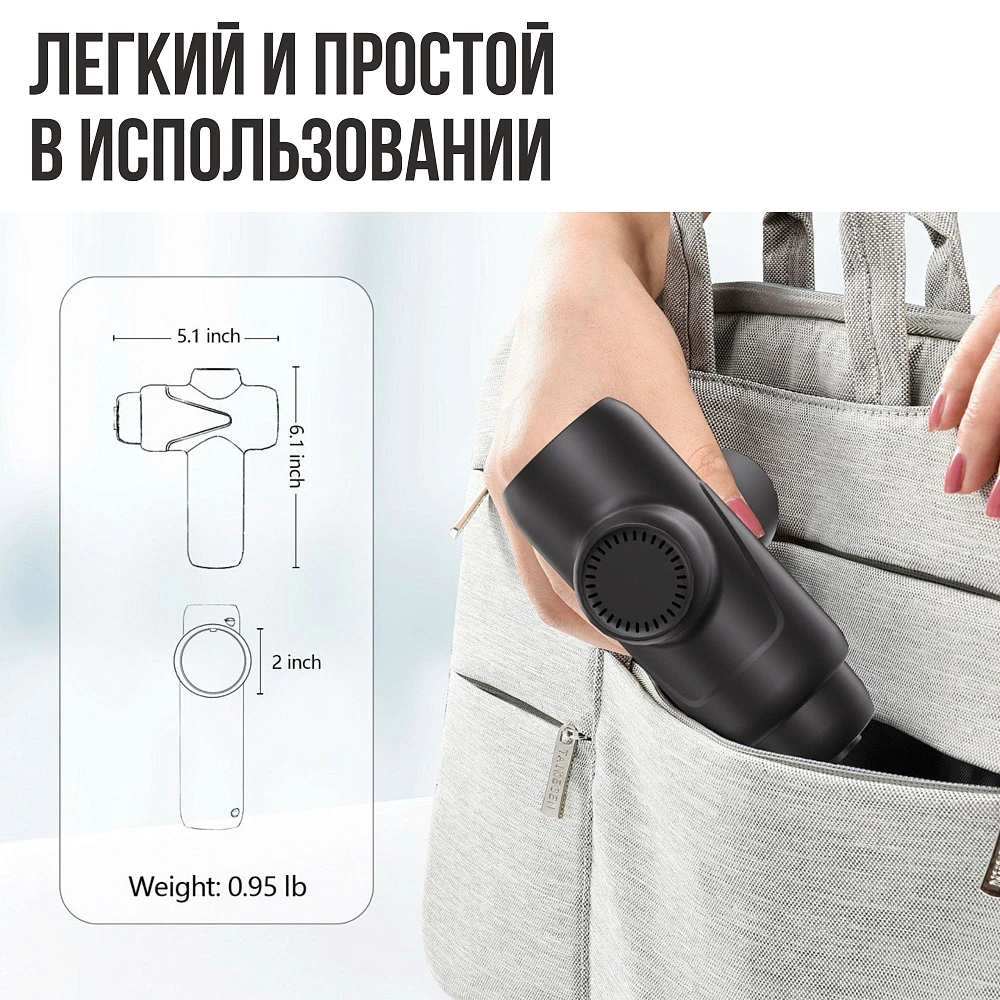 Перкуссионный массажер VitaMove Prime R1 (P2)