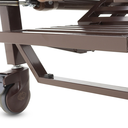 Кровать механическая Med-Mos YG-6 (ММ-2124Н-12) ЛДСП с туалетным устройством и судном с крышкой, функцией «кардиокресло», в комплекте с матрасом