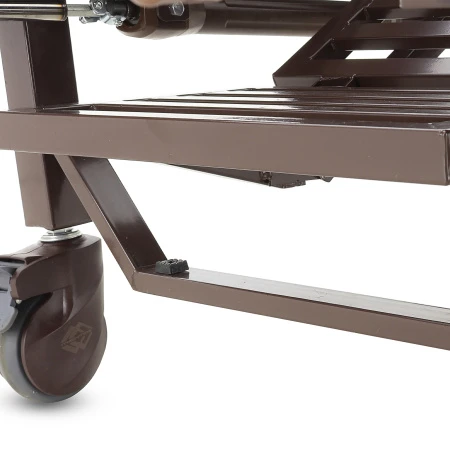 Кровать механическая Med-Mos YG-6 (ММ-2124Н-12) ЛДСП с туалетным устройством и судном с крышкой, функцией «кардиокресло», в комплекте с матрасом