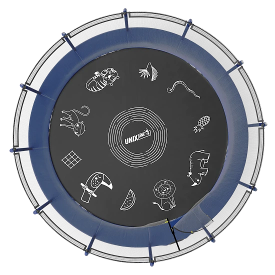 Батут UNIX Line SUPREME GAME 16 ft (Blue)