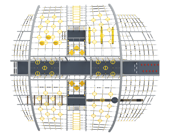 Игровой канатный комплекс Шелби арт. SHG-01.01