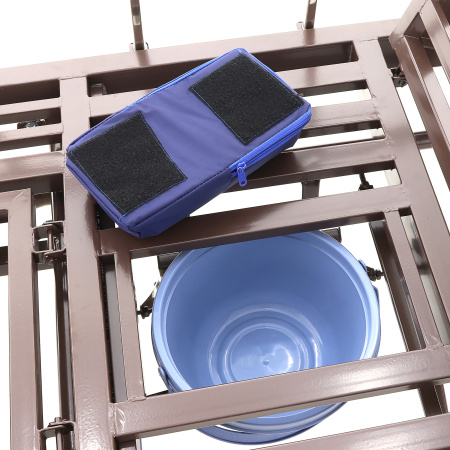 Кровать механическая Med-Mos YG-6 (ММ-2124Н-12) ЛДСП с туалетным устройством и судном с крышкой, функцией «кардиокресло», в комплекте с матрасом