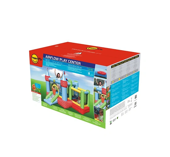 Средний надувной батут с горкой "Цитадель"