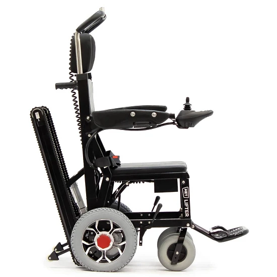 Кресло-коляска с электроприводом и лестничным подъемником MET LIFTER 2