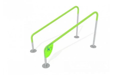 Тренажер для инвалидов «Брусья», наклонные/скругленные Rcreation